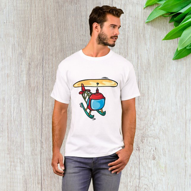 Camiseta Design da Aviação de Diversão de Helicóptero Verme (Criador carregado)
