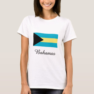 Camiseta Design da bandeira de Bahamas