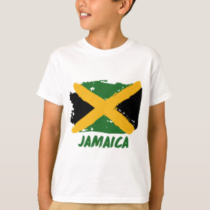 Camiseta Design da bandeira de Jamaica