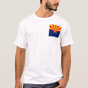 Camiseta Design da bandeira do estado da arizona