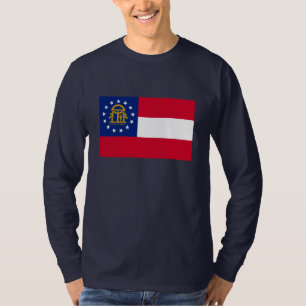 Camiseta Design da bandeira do estado de Geórgia