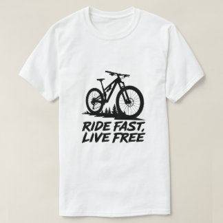Camiseta Design da Bicicleta de Montanha da Cotação de Cicl
