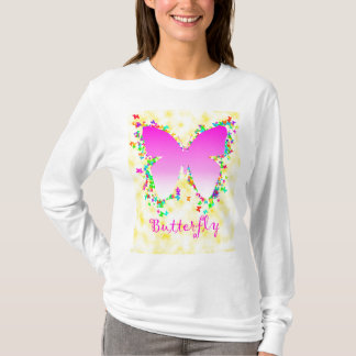 Camiseta Design da borboleta