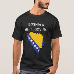 Camiseta Design da Bósnia e Herzegovina