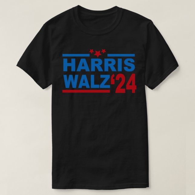 Camiseta Design da campanha eleitoral de Walz 2024 (Frente do Design)