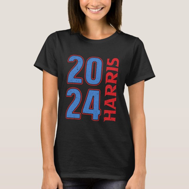 Camiseta Design da Campanha Eleitoral Kamala Harris 2024 (Frente)