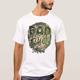 Camiseta Design da Camuflagem de Combustível a pai - Inspir