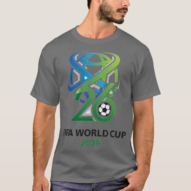 Camiseta Design da Copa do Mundo 26 (Frente)