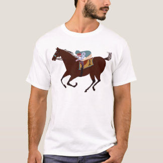 Camiseta Design da corrida de cavalos do divertimento