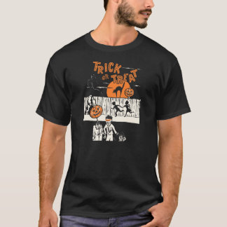 Camiseta Design da doçura ou travessura do Dia das Bruxas