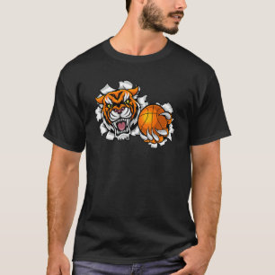 Camiseta Design da Equipe de Esportes Animais de Mascote de