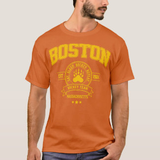 Camiseta Design da Equipe de Hóquei em Boston