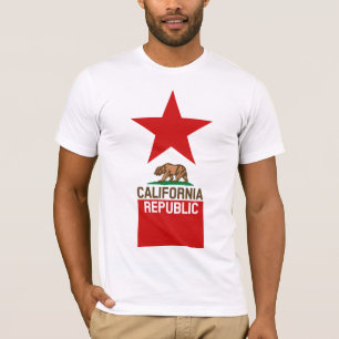 Camiseta Design da estrela da bandeira do estado da