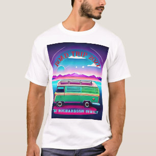 Camiseta Design da Família Road Trip
