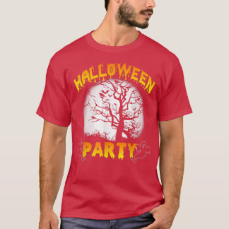 Camiseta Design da Floresta Assombrada de Halloween