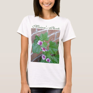 Camiseta Design da forma do jardim de Miriam por Janz