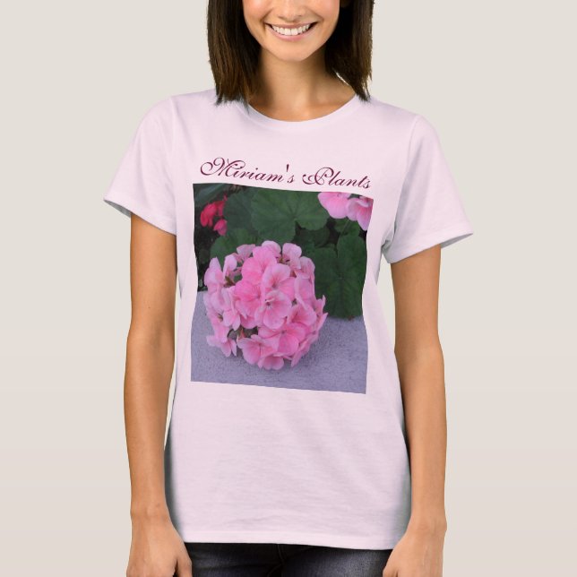 Camiseta Design da forma do jardim de Miriam por Janz (Frente)