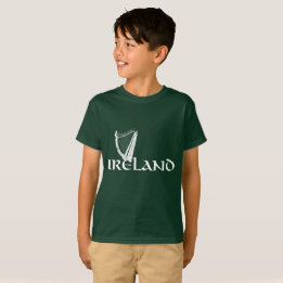 Camiseta Design da harpa de Ireland, harpa irlandesa