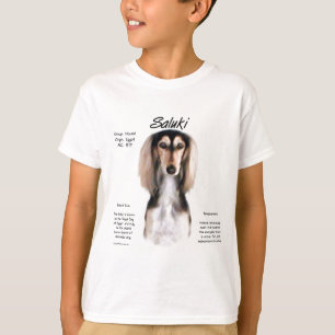 Camiseta Design da história de Saluki