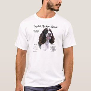 Camiseta Design da história do Spaniel de Springer inglês