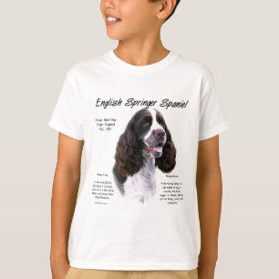 Camiseta Design da história do Spaniel de Springer inglês