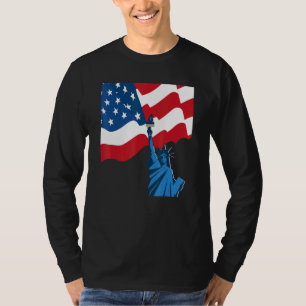 Camiseta Design da Lei de Liberdade de Bandeira Americana