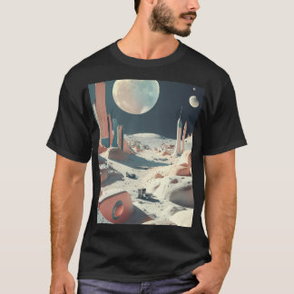 Camiseta Design da Lua - Na moda e Luna confortáve