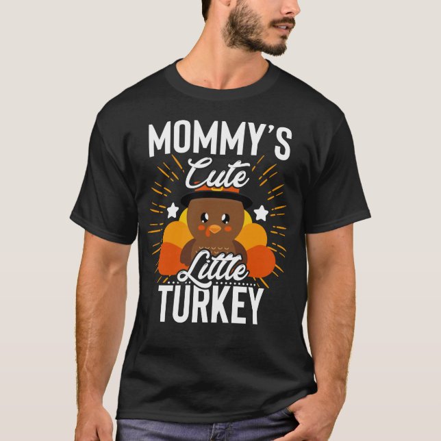 Camiseta Design da moda da pequena Turquia, que é giro para (Frente)