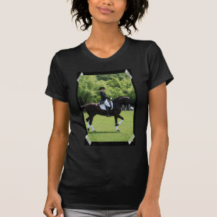 Camiseta Design da mostra do cavalo do adestramento