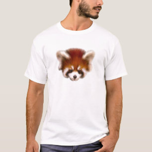 Camiseta Design da panda vermelha
