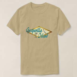 Camiseta Design da praia de Florida da ilha de Gasparilla