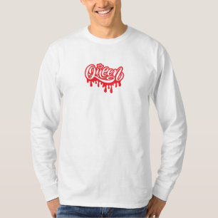 Camiseta Design da Rainha – Tipografia da Coroa Real Elegan