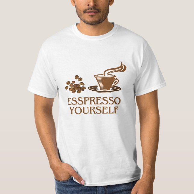 Camiseta Design da Taça Espresso Yourself (Frente)