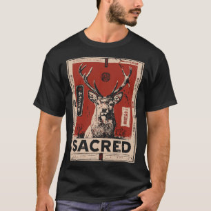 Camiseta Design da Vida Selvagem Sagrada por Magos