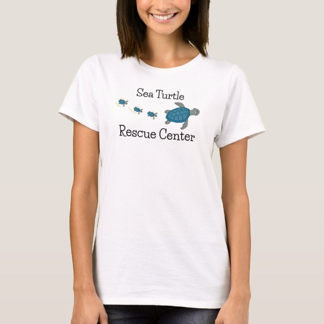 Camiseta Design das tartarugas marinhas (Frente)
