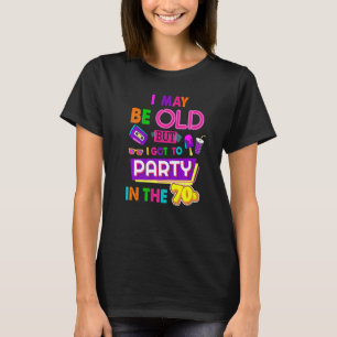 Camiseta design de 70s para Mulheres Rave Outfit & 70s Fest