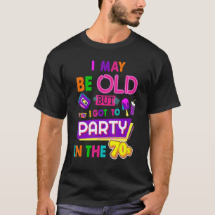 Camiseta design de 70s para Mulheres Rave Outfit & 70s Fest