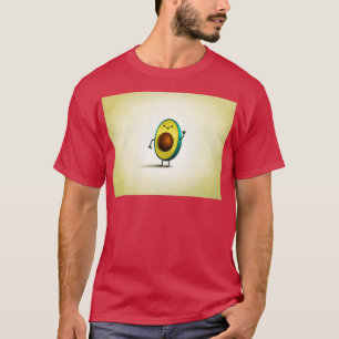 Camiseta Design de abacate minimalista