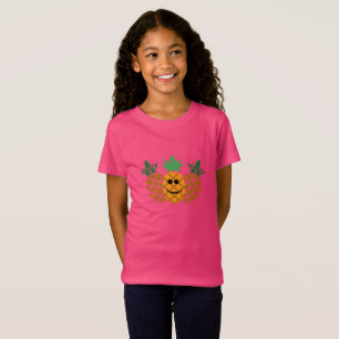 Camiseta Design de abacaxi Feliz - T-Shir de Bela Jersey -