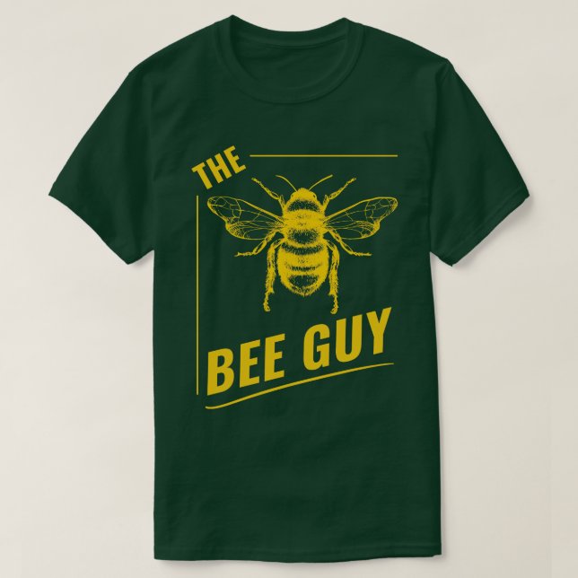 Camiseta Design de Abelhas Para Homens A Cara De Abelhas (Frente do Design)