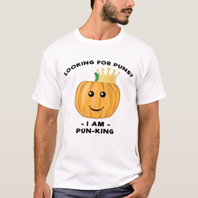 Camiseta Design de Abóbora Engraçado (Frente)