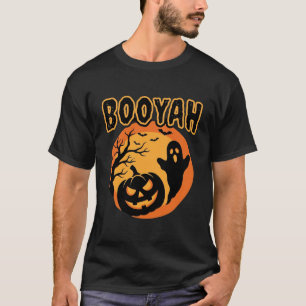 Camiseta Design de Abóbora Fantasma do Booyah Halloween