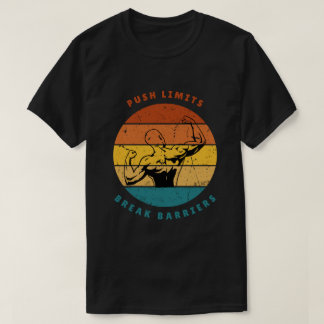 Camiseta Design de Academia Quebra Barreiras Ultrapasse Lim