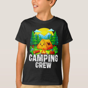 Camiseta Design de acampamento combinado para grupo de camp