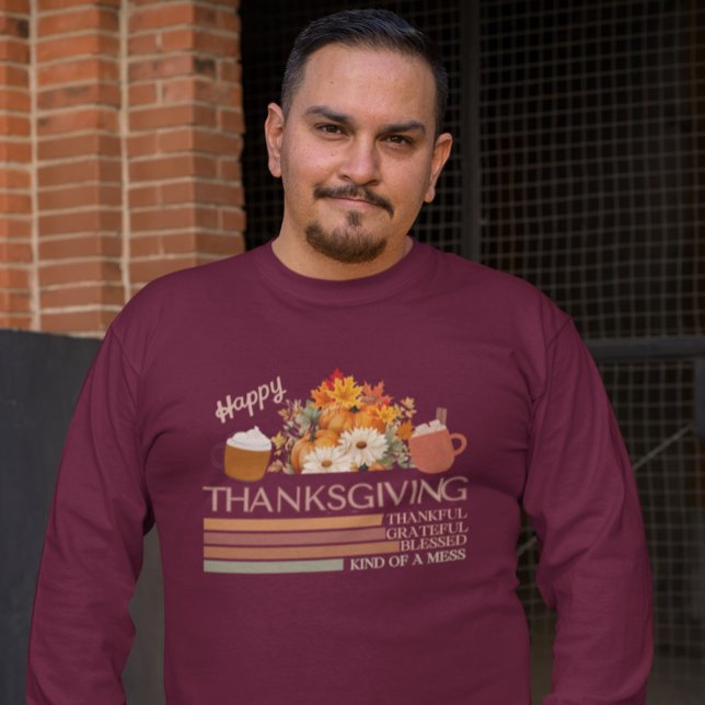 Camiseta Design de Ação de Graças Feliz (Criador carregado)