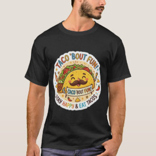 Camiseta Design de Adesivo de Taco Excêntrico – Aparato Gas