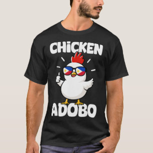 Camiseta Design de Adobo de Frango das Filipinas Pinay Fi