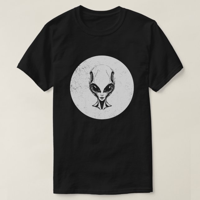 Camiseta Design de Alienígena misteriosa (Frente do Design)