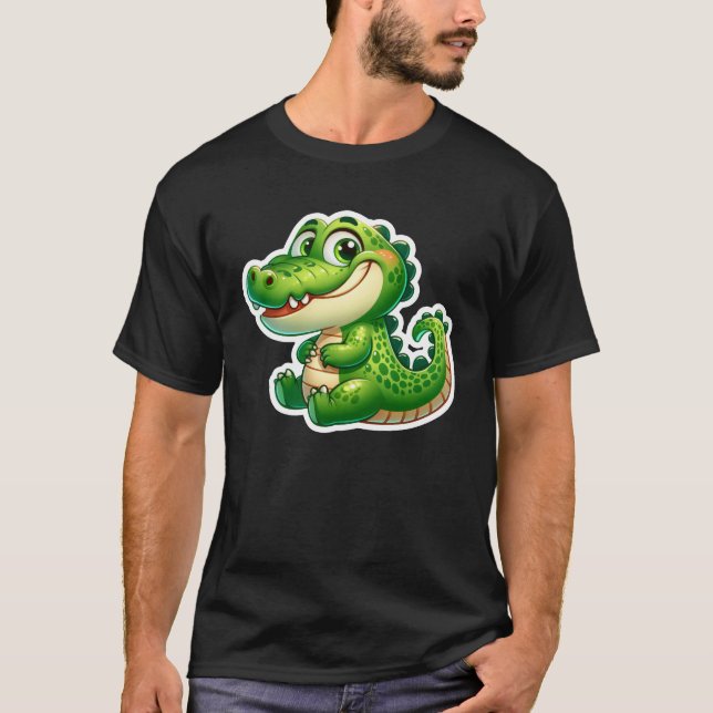 Camiseta Design de Alligador de Cuta (Frente)
