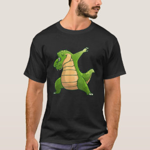 Camiseta Design De Alligador Engraçado Para Crianças Mulher